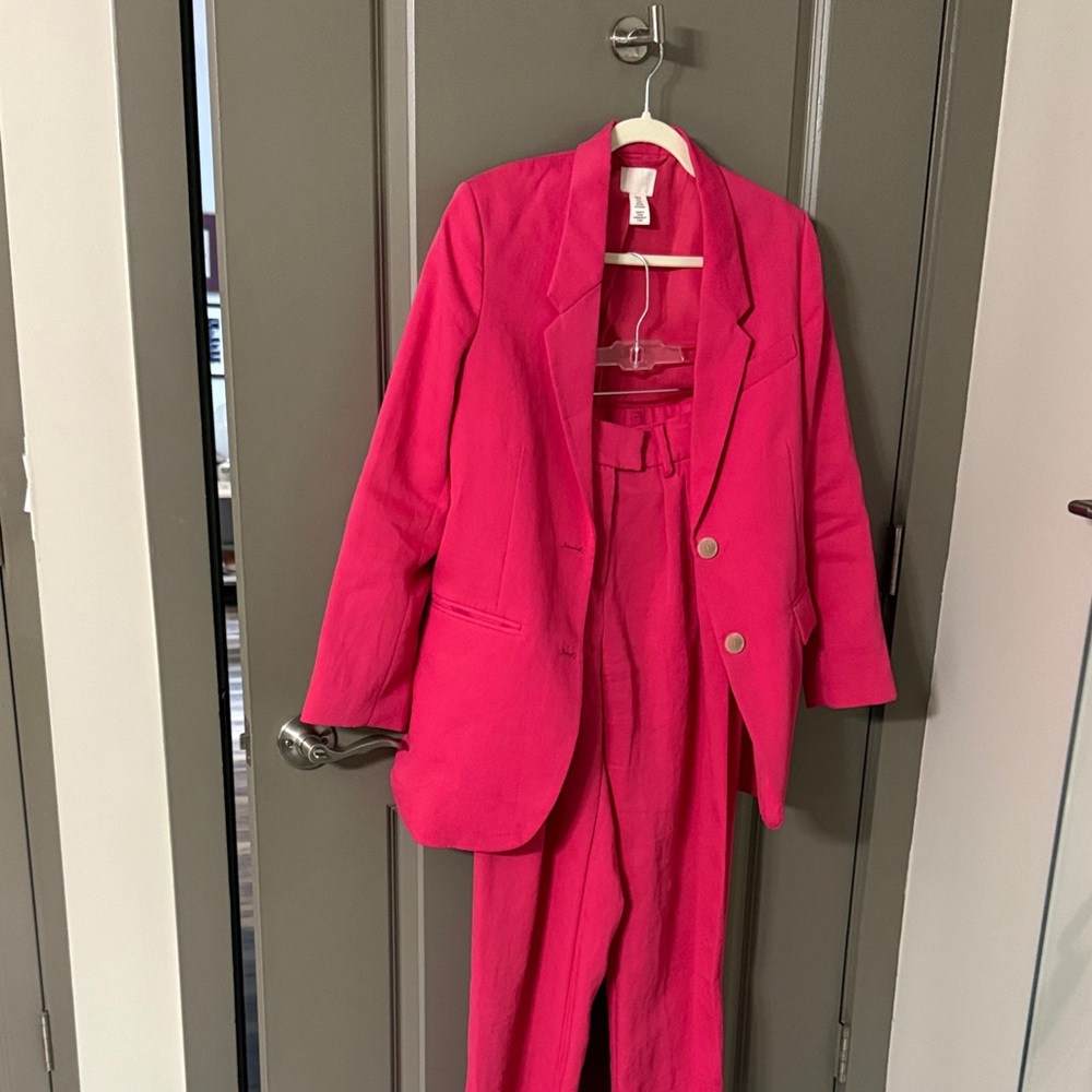 Vibrant Pink Suit Set
